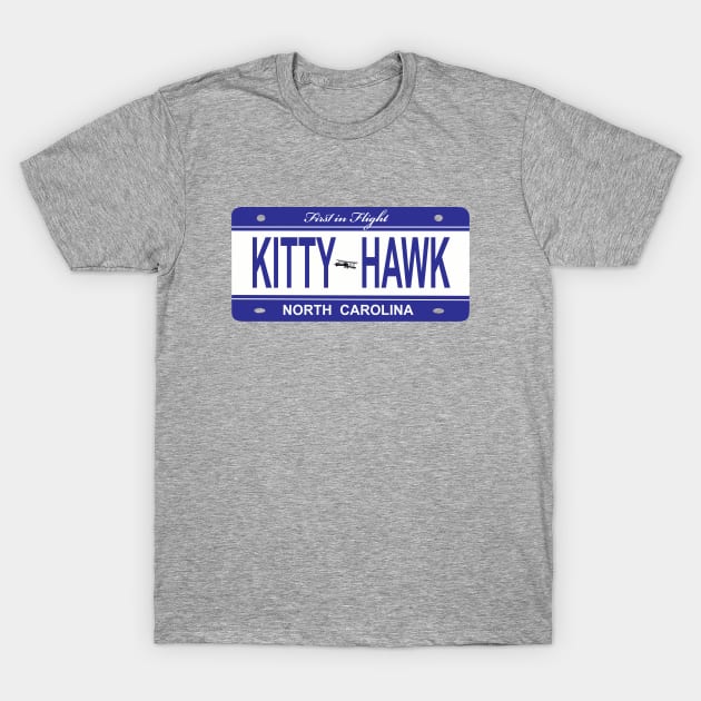 Kitty Hawk License T-Shirt by Trent Tides